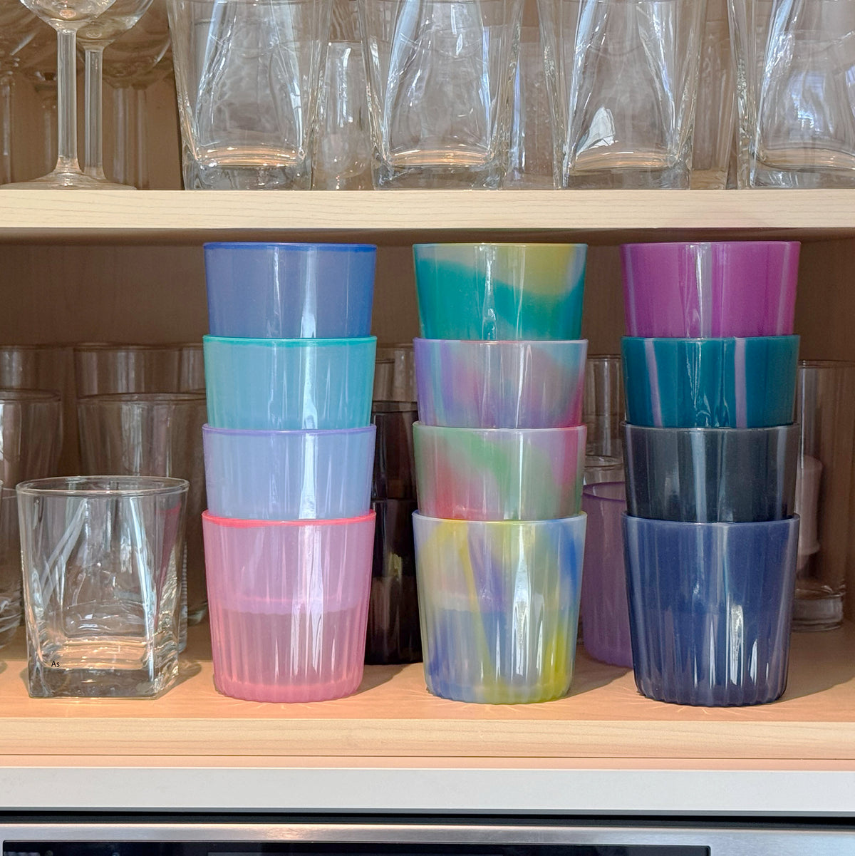 Watercolor – Silicone Drinking Glass Set of 4