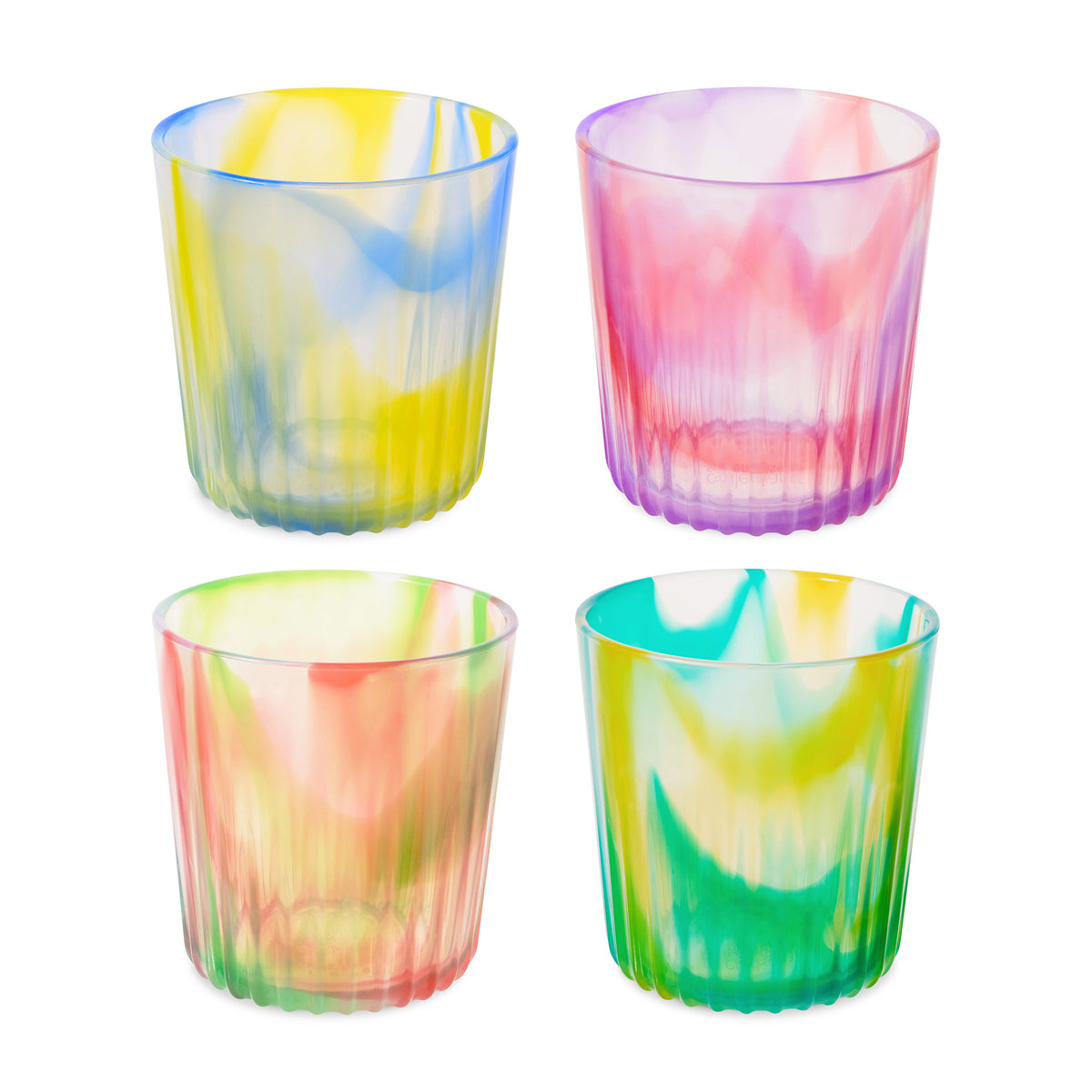 Watercolor – Silicone Drinking Glass Set of 4